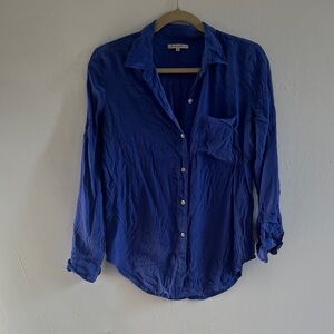 Broadway & Broome Vibrant Blue Blouse